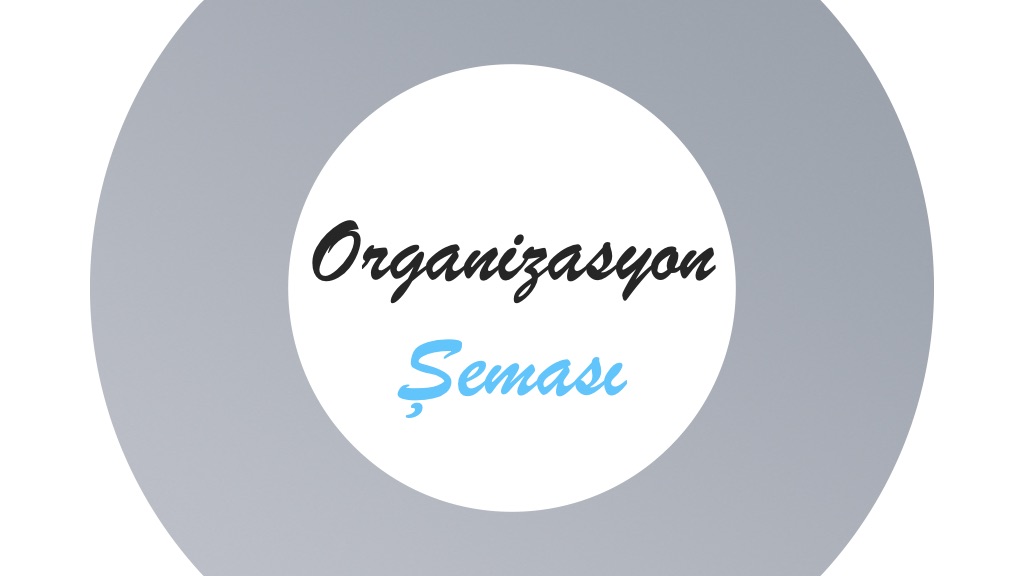 Organizasyon Şeması ve Yapılanma Yaklaşımları sunumunun kapak sayfası